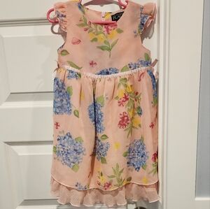 The Children's Place Pink Ruffled Tiered Y2K Sundress